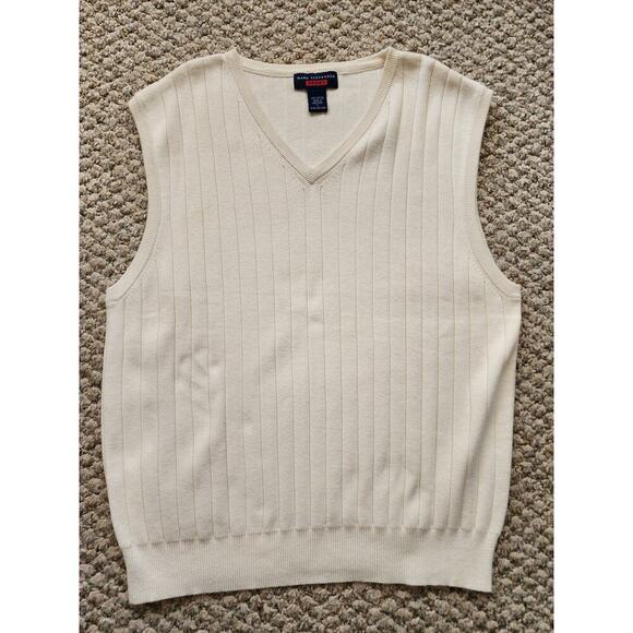 Mark Aexander Sport 100% Cotton Men's Large Sweater Vest - Picture 3 of 5